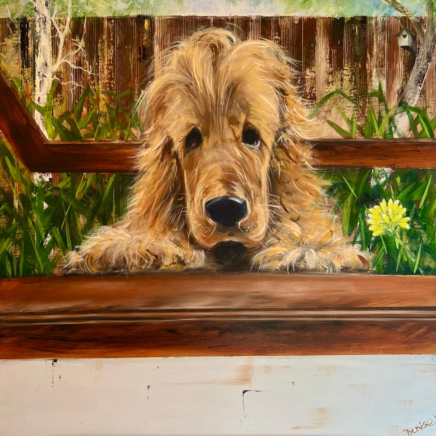 11. Denise Anzellotti, Heartbeat of a Curious Soul, Oils 50x50cm