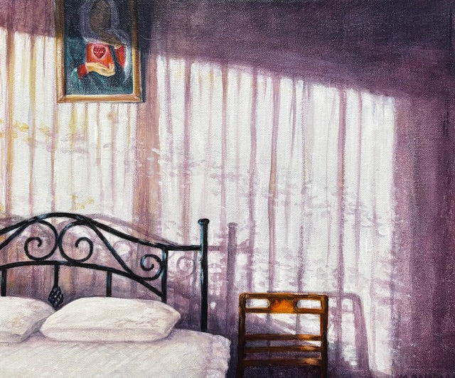 24. Maria Barbaro My Mothers House Acrylic 28.5x33.5cm