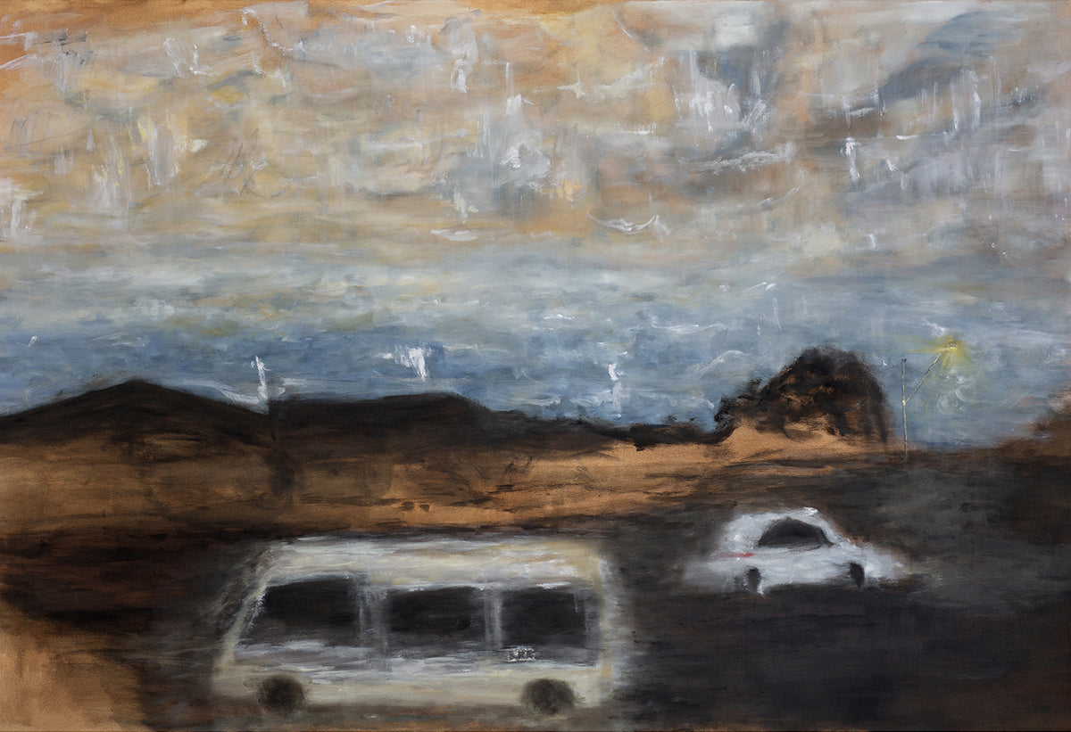 5. Kieran Stopp, Brunswick Rd, revisited, 2024, oil on canvas, 101 x 152 cm