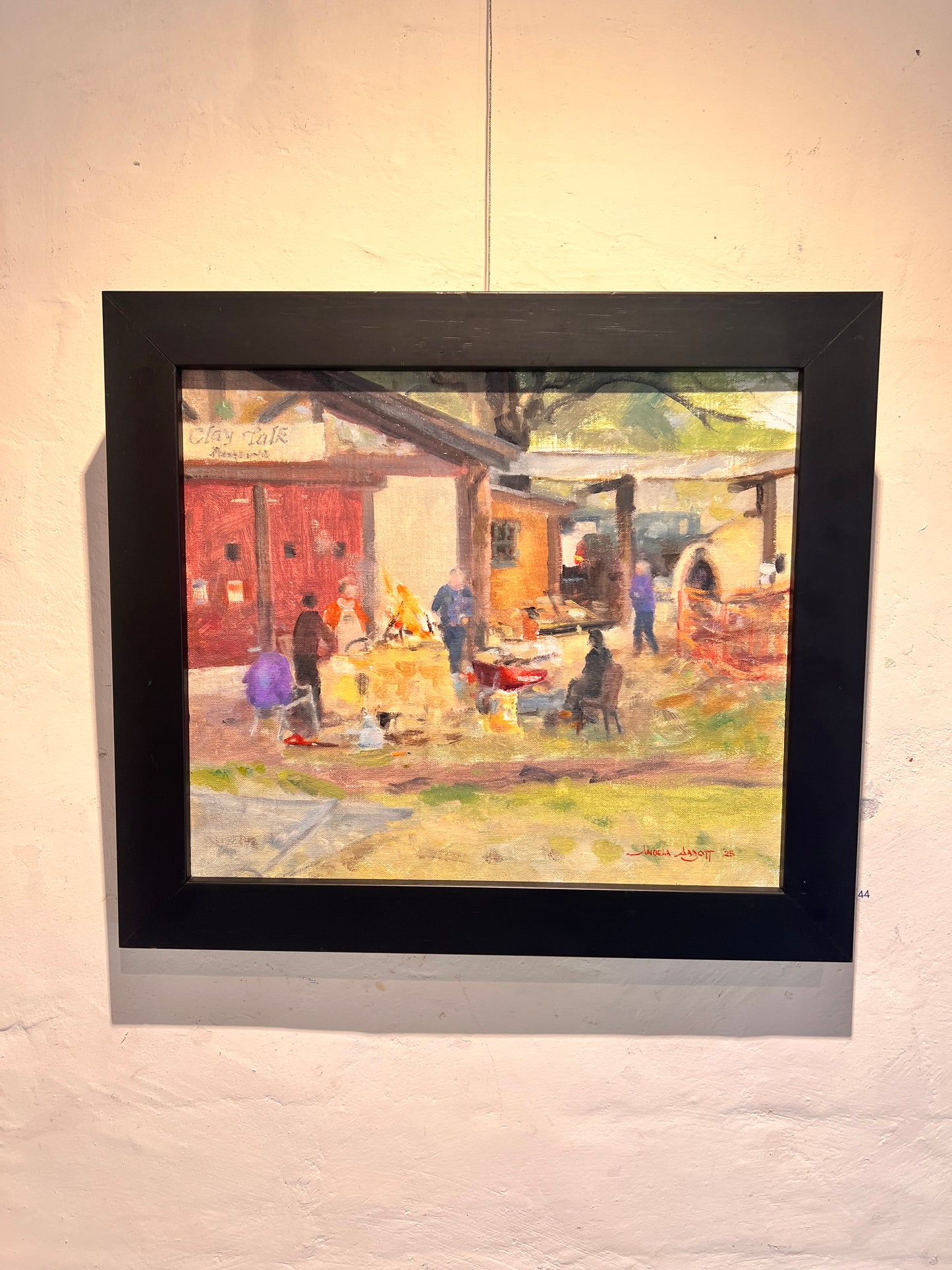 44. Angela Abbott, 2025, "The Smoky Wednesday Crew", Oil on canvas