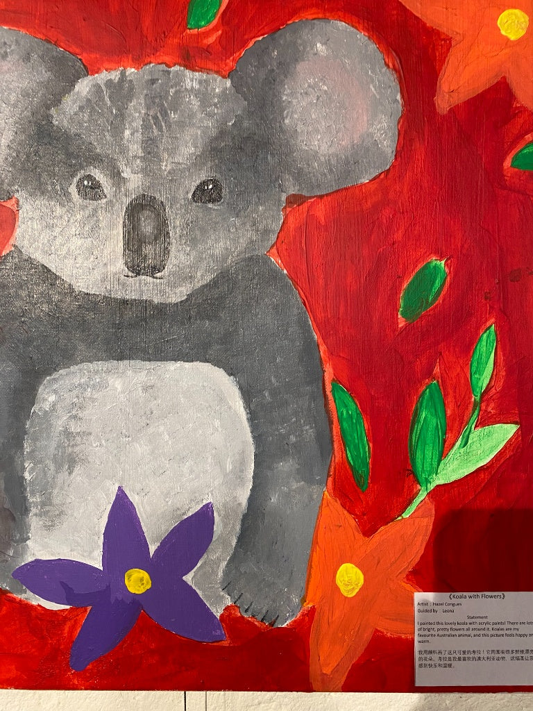 Koala with Flowers - Hazel Congues