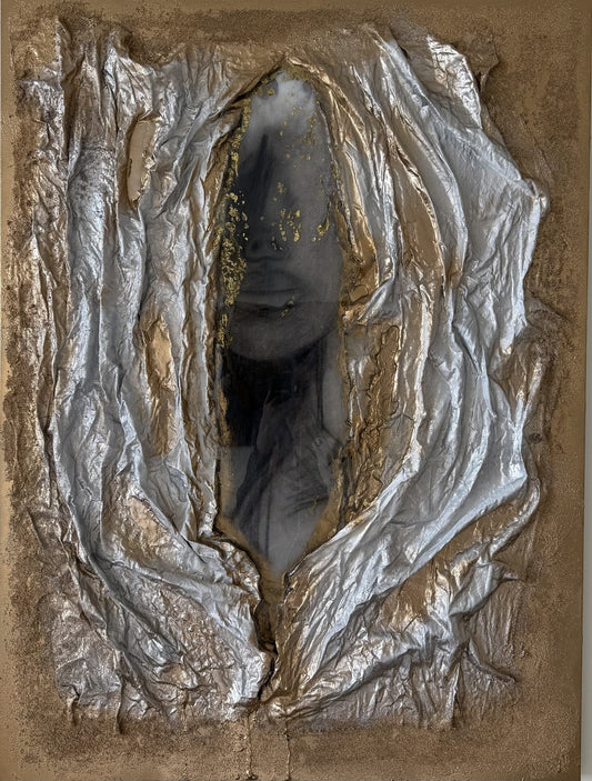 8. Birth of the Soul, cotton epoxy resin