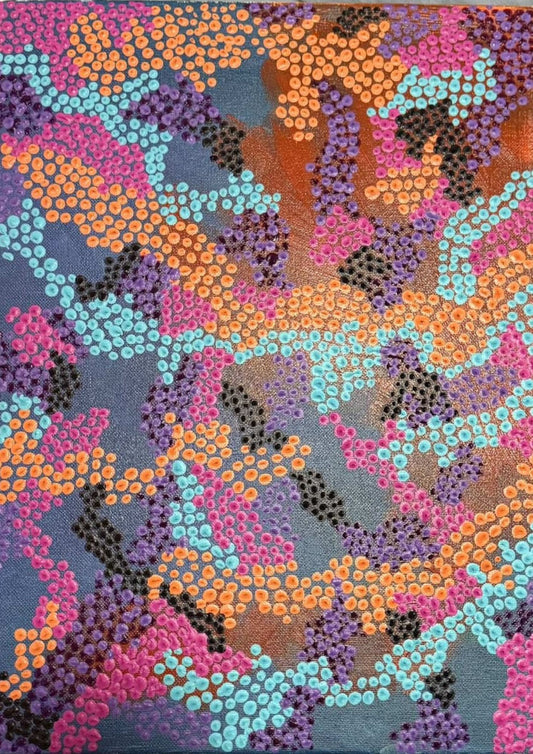 14. Hunter Dillon, Under The Sea pt2, 2024, Acrylic on Canvas, 31cm x 41cm