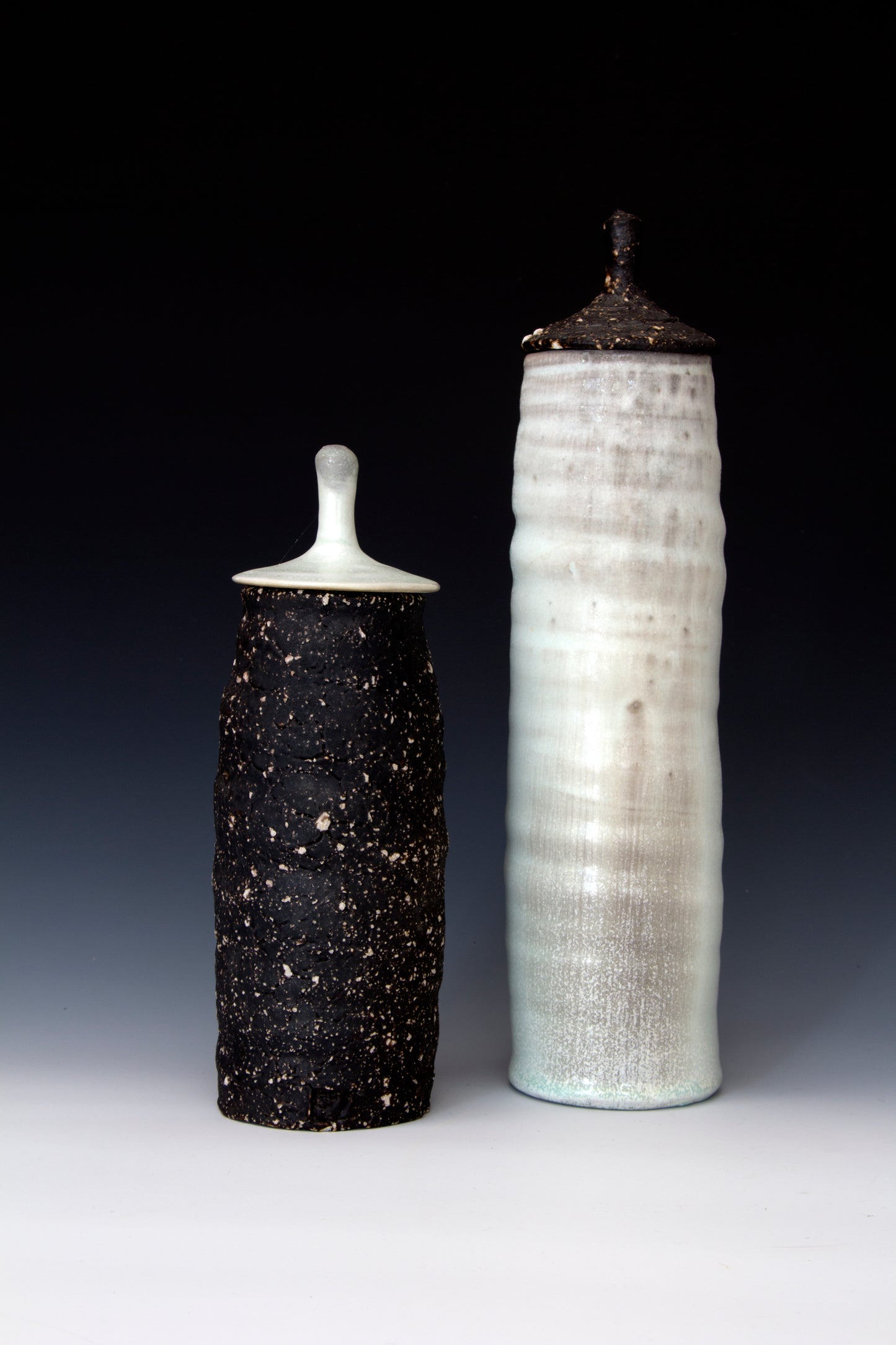 24. Sandy Lockwood -  Two lidded jars
