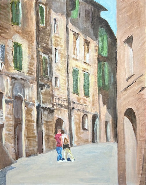 22. Sandra Adams, Together, Acrylic 50x40cm