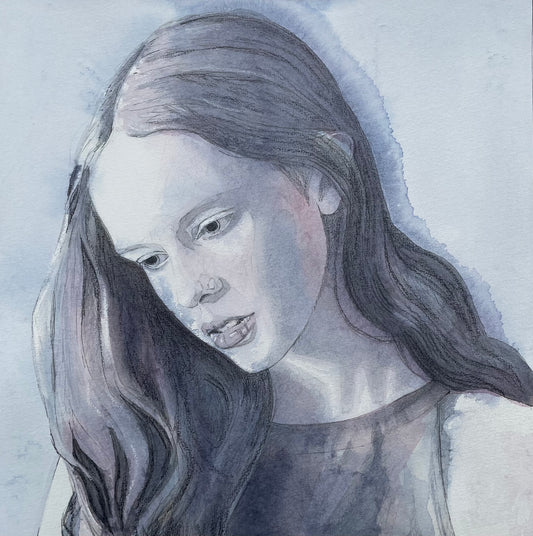 27. Sheena Hanrahan, Daughter, Mixed media 38.5x52cm