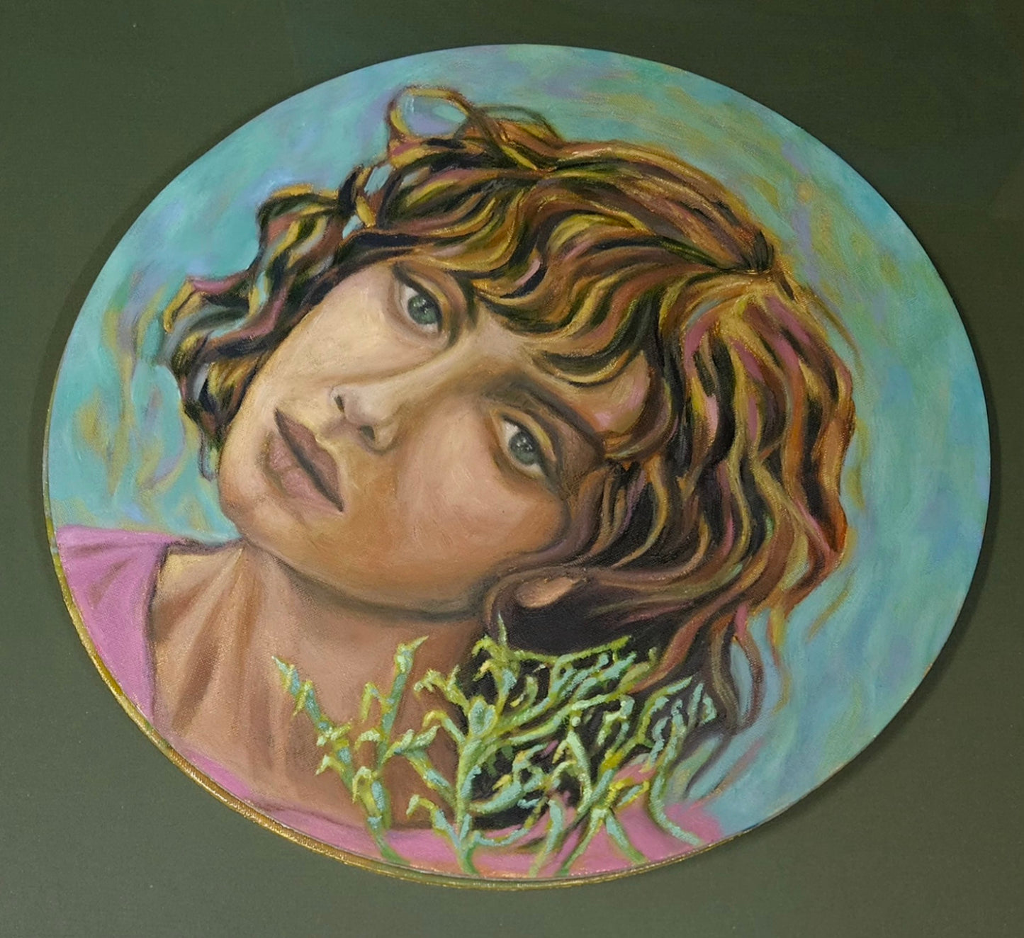 30. Randa Baini, Melody, Oil, 43x43cm