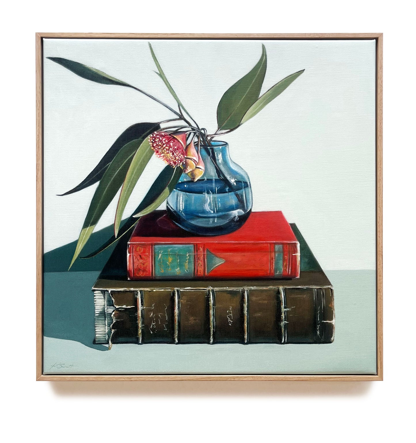 35. Kylie Sirett, Let your head quiet, go where your heart sways, Oil on linen 50x50cm