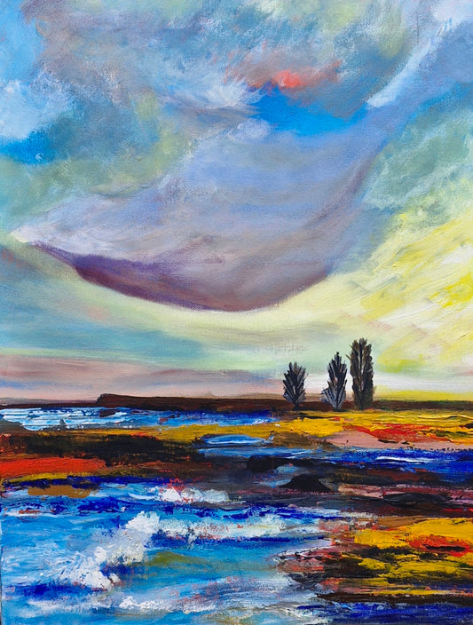 40. Denise Warren, Turmoil, Acrylic, 40x50cm