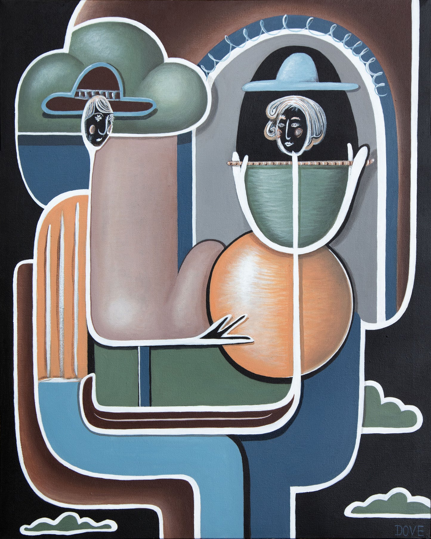 45. Melanie Faith Dove, The Hidden Secret, Acrylic