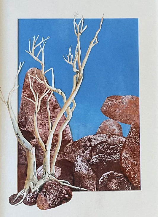 6. Maike Pritchard, Heartbeat of Australia, A3 mixed media