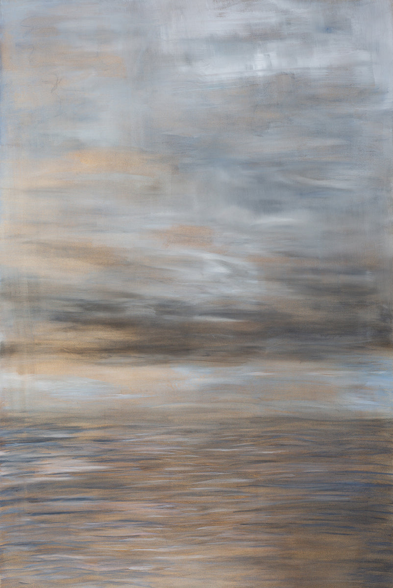 14. Kieran Stopp, A stormy beach in QLD, 2024, oil on canvas, 137 x 91 cm