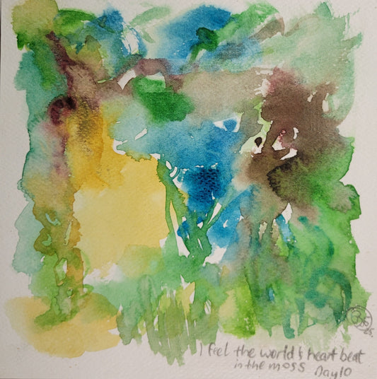 33. Belinda Evans, I feel the worlds heart beat in the moss, 2026