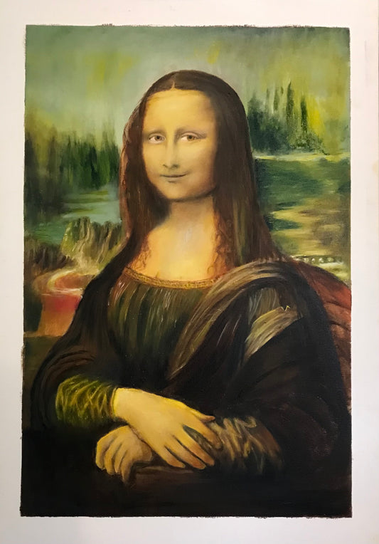 48. Carl Zammit - Study of Mona Lisa (Homage to Leonardo Da Vinci)