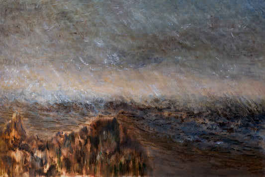18. Kieran Stopp, Falling out the sky, 2025, oil on canvas, 137 x 101 cm