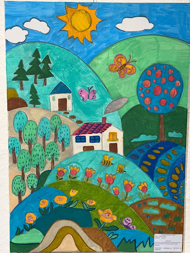 Spring Afternoon Hillside - Jayden Zheng
