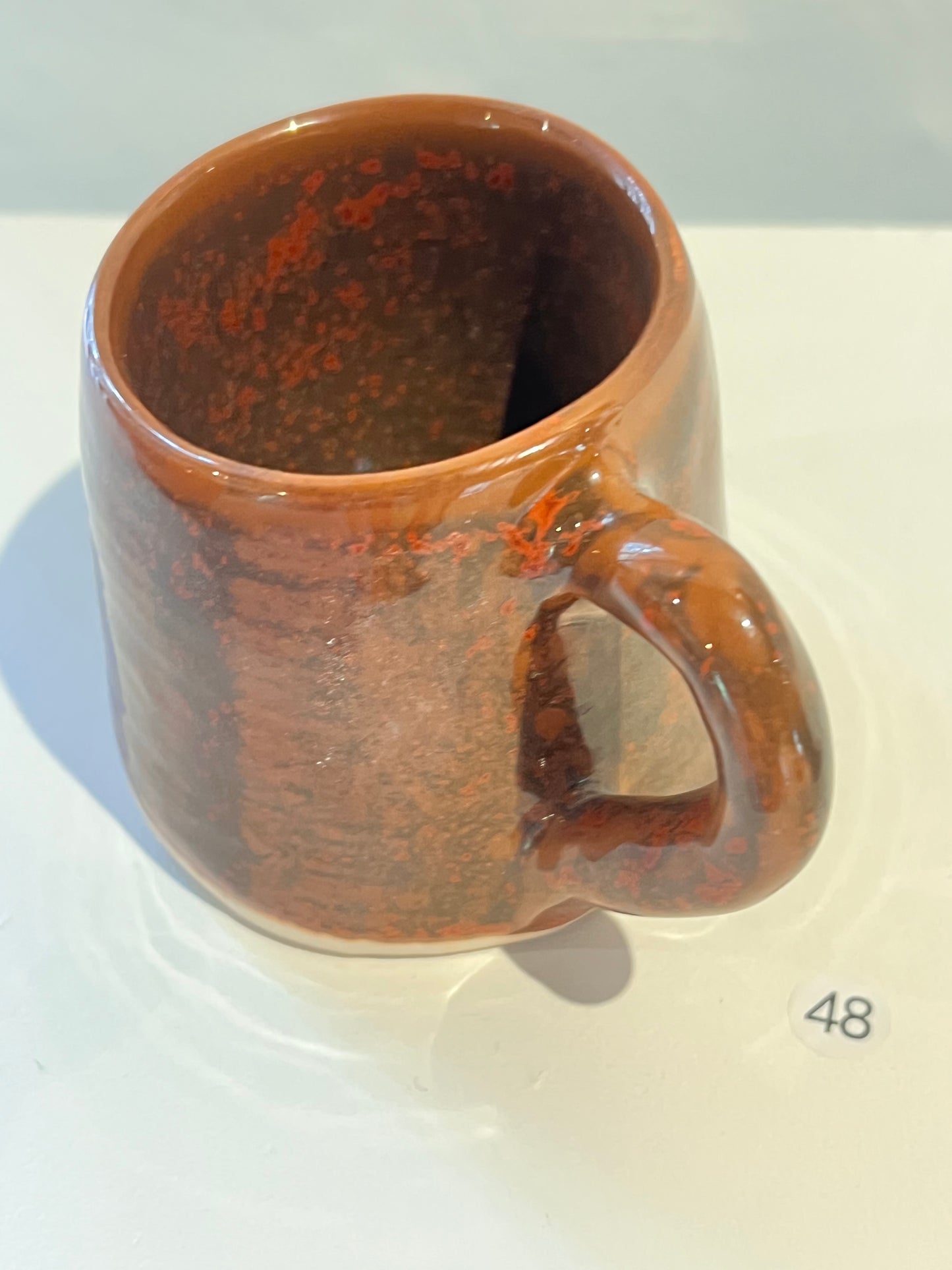 48. Mia Tough, Wednesday 3B, Brown Cup, Stoneware