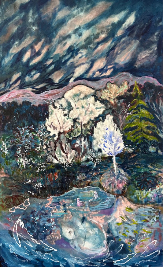 7. Valley Of Baca, 2025, Acrylic & Pigment On Canvas, 76 X 122cm