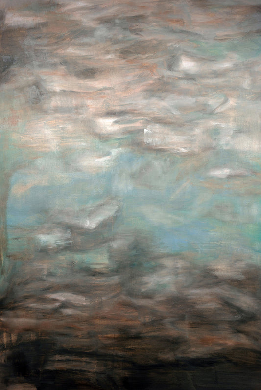 3. Kieran Stopp, Loose clouds, 2023, oil on canvas, 101 x 70 cm
