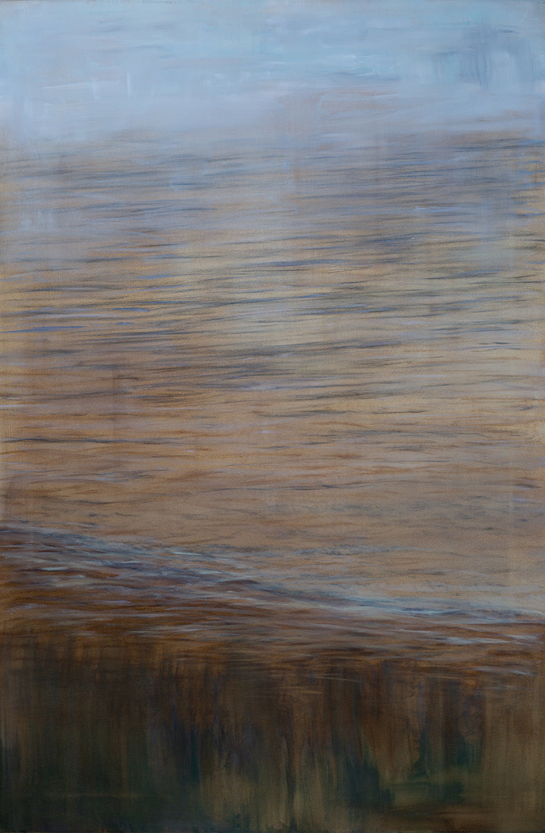15. Kieran Stopp, Phillip Island, atmospheric, 2025, oil on canvas, 137 x 101 cm