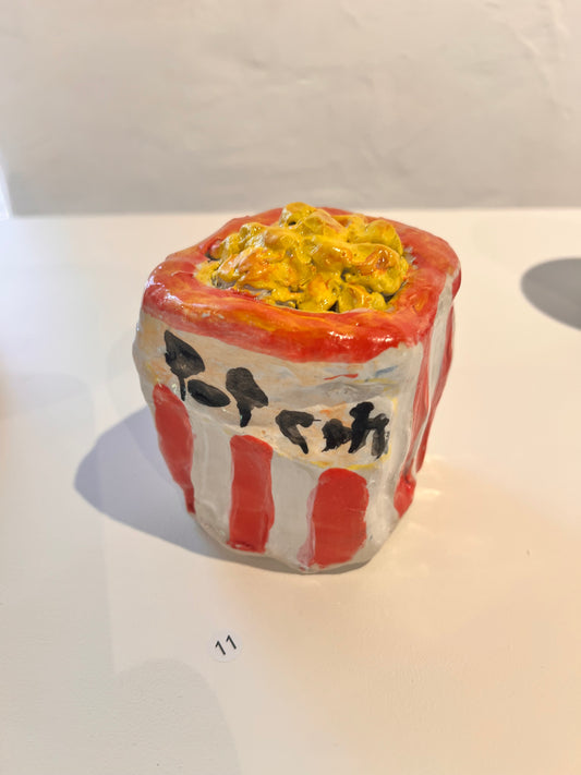 11. Paisley Palmer, 2025, Friday 5A, "Poppin Popcorn", ceramic, stoneware