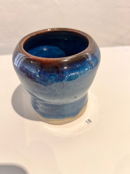 18. Ivy Juraschek, 2025, Tuesday 2B, "Midnight Sky" ceramic