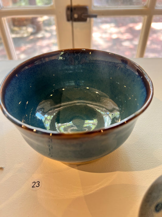 23. Caitlin Furlong, 2025, Thursday 4B, "Blue Bowl", ceramic, stoneware