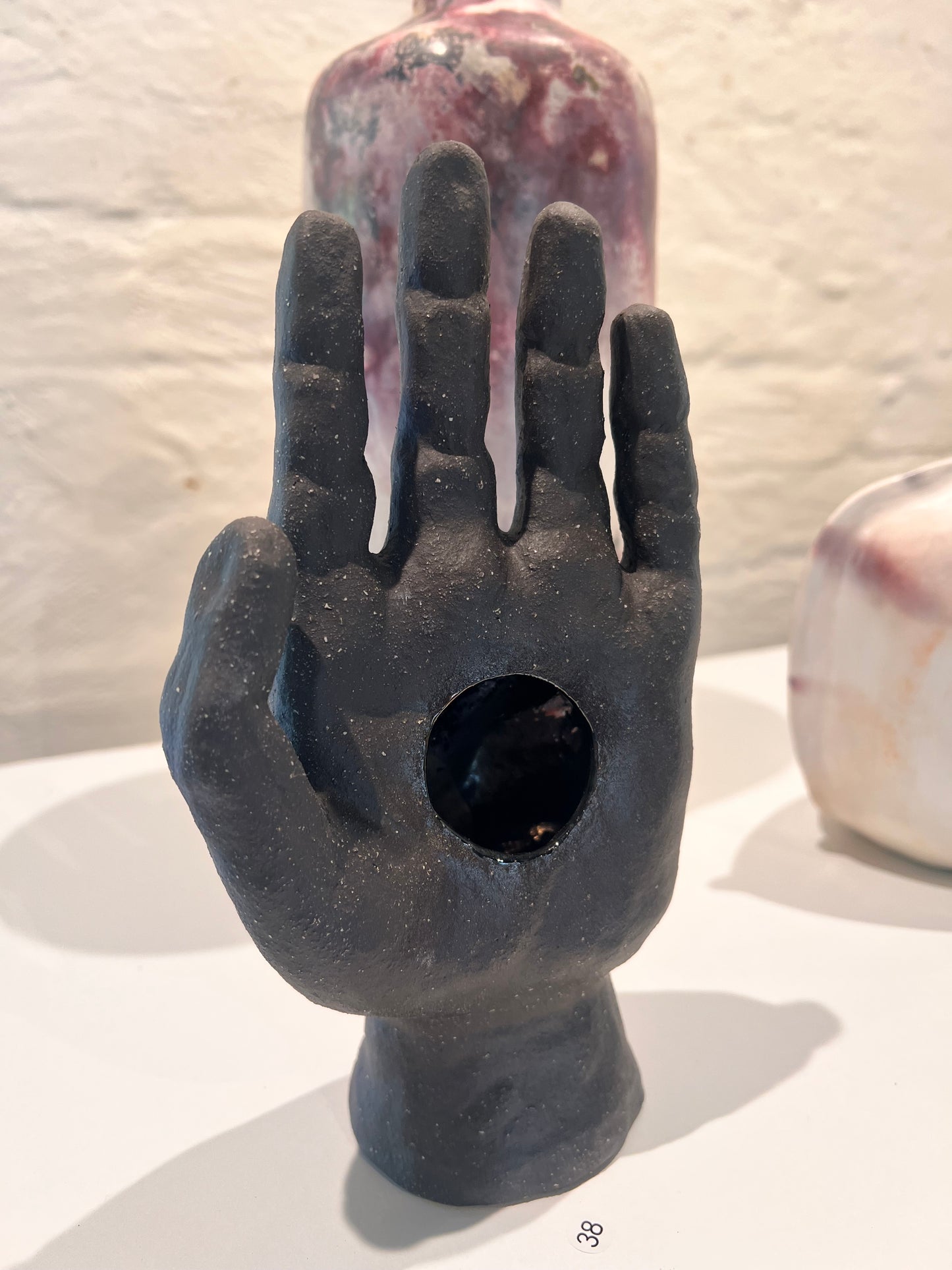38. Lily Lindsay, 2025, Monday 1A, "Fire Within", ceramic