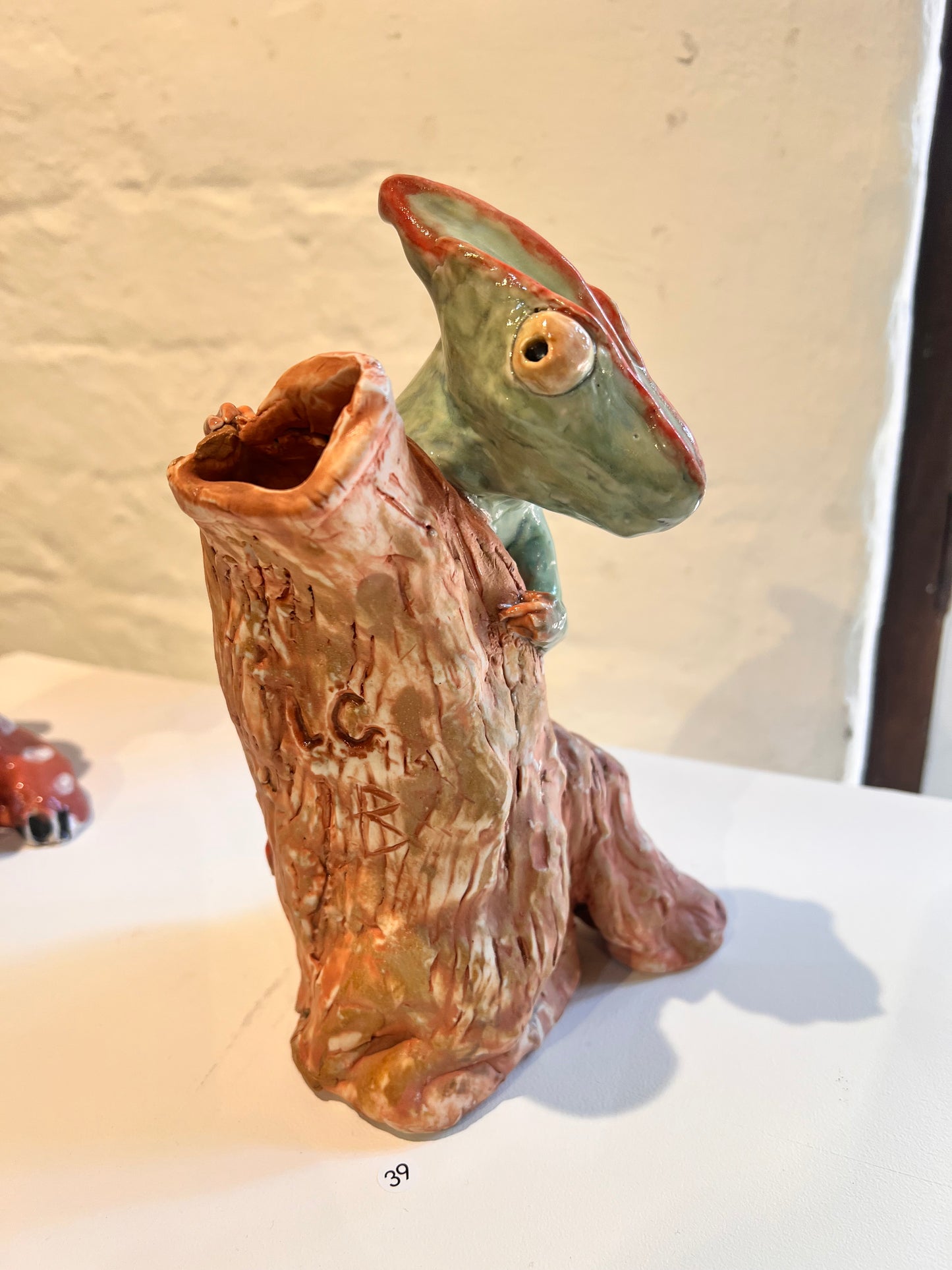 39. Lachlan Gregory, 2025, Thursday 4B, "Trying to Blend in", ceramic, stoneware