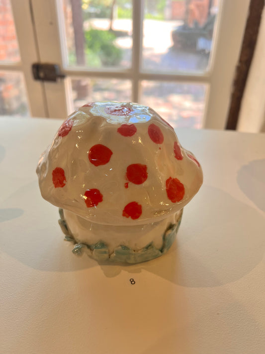 8. Rosemary Middelveld Smith, 2025 Tuesday PM, "Giant Mushroom", stoneware
